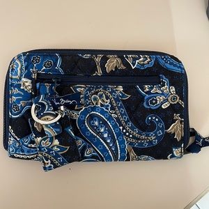 Blue Vera Bradley wallet